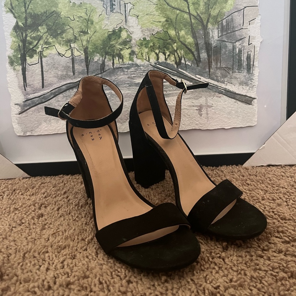 A new day target brand black high heels block